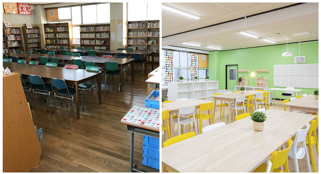 LifTe 北欧の暮らし IKEA イケア 足立区立亀田小学校 図書館改装