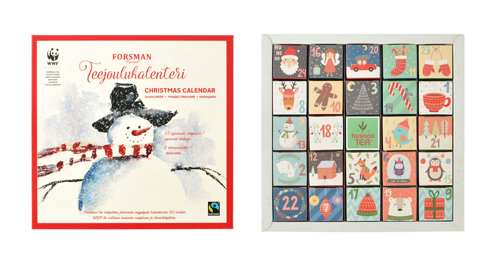 LifTe 北欧の暮らし クリスマス アドベントカレンダー 「Forsman Tea（フォルスマンティー） 北欧雑貨