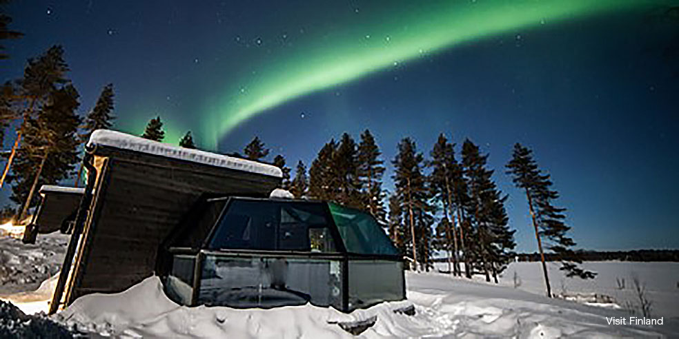 LifTe 北欧の暮らし フィンランド ラップランド フィンランド政府観光局 おすすめホテル まとめ ARTIC FOX GLASS IGLOOS　アーティック・フォックス・ガラス・イグルーズ