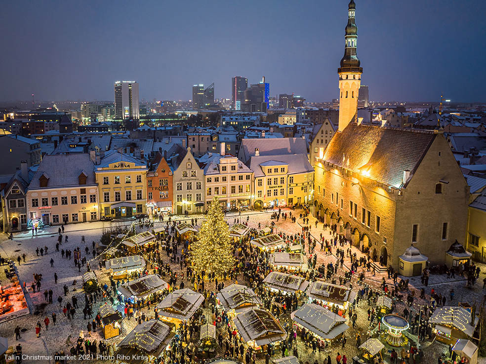 LifTe北欧の暮らし エストニア タリン 首都 旧市街 クリスマス クリスマスマーケット