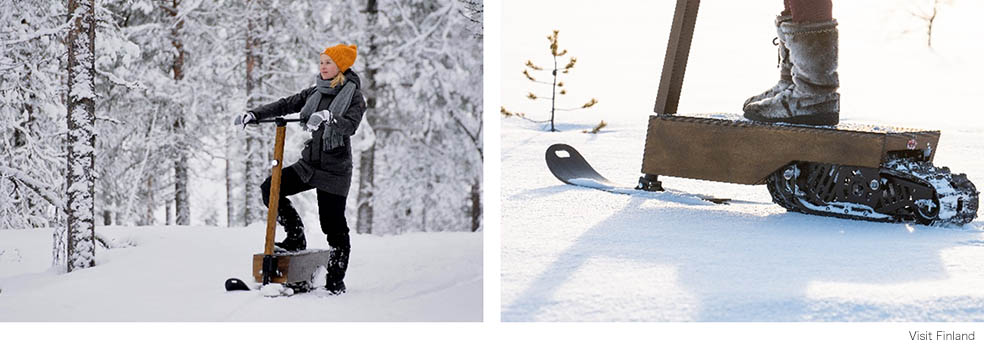 LifTe北欧の暮らし フィンランド フィンランド政府観光局 visitfinland お薦め おすすめ スノーサファリ 電動スノースクーター