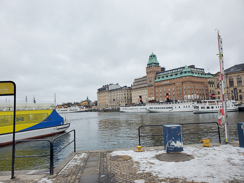 LifTe北欧の暮らし 北欧 北欧出張 北欧旅日記 2日目 前編 スウェーデン ストックホルム 湾 IKEA船 イケア 船 ウォーターフロント