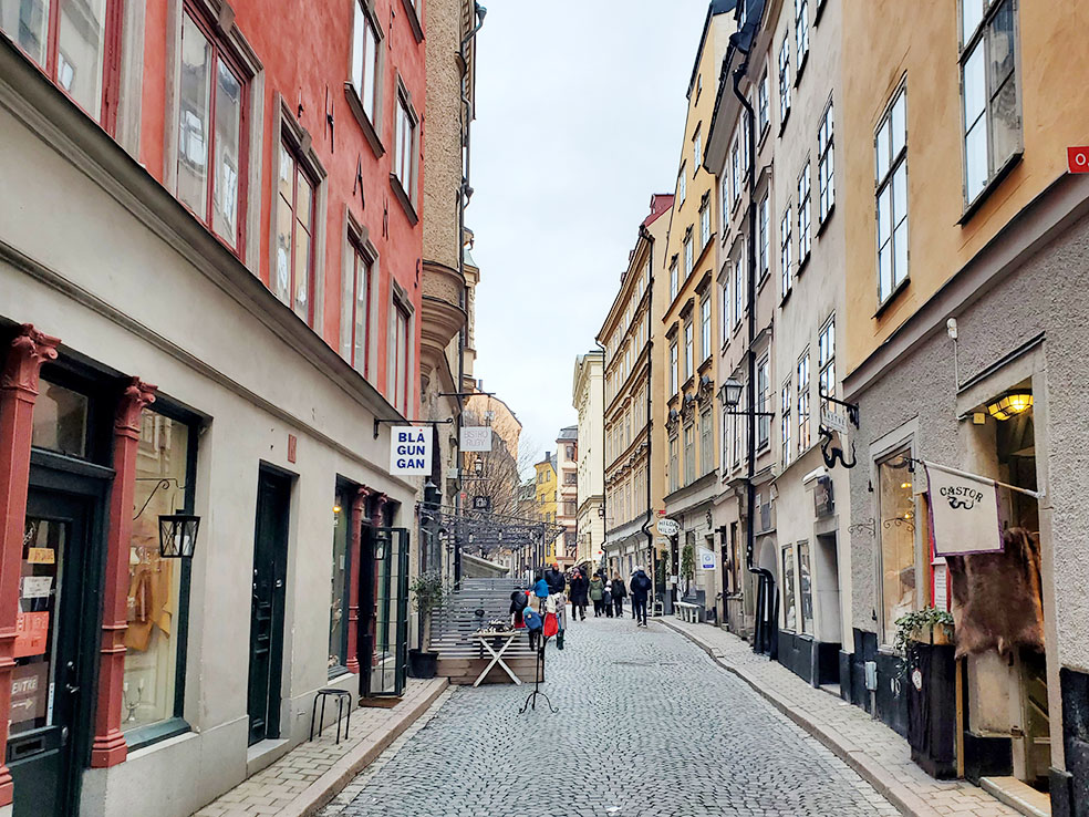 LifTe北欧の暮らし スウェーデン 旧市街ガムラスタンの街並み