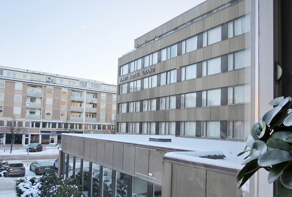 LifTe北欧の暮らし 2023年冬の北欧旅日記4日目で宿泊したスウェーデンダーラナ地方のファールンにあるファーストホテルグランド