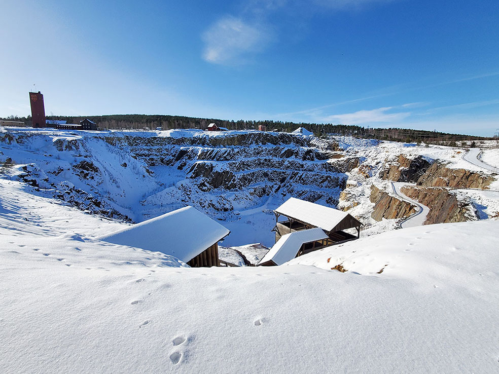 LifTe北欧の暮らし 2023年冬の北欧旅日記4日目で宿泊したスウェーデンダーラナ地方のファールンにある世界遺産の大銅山