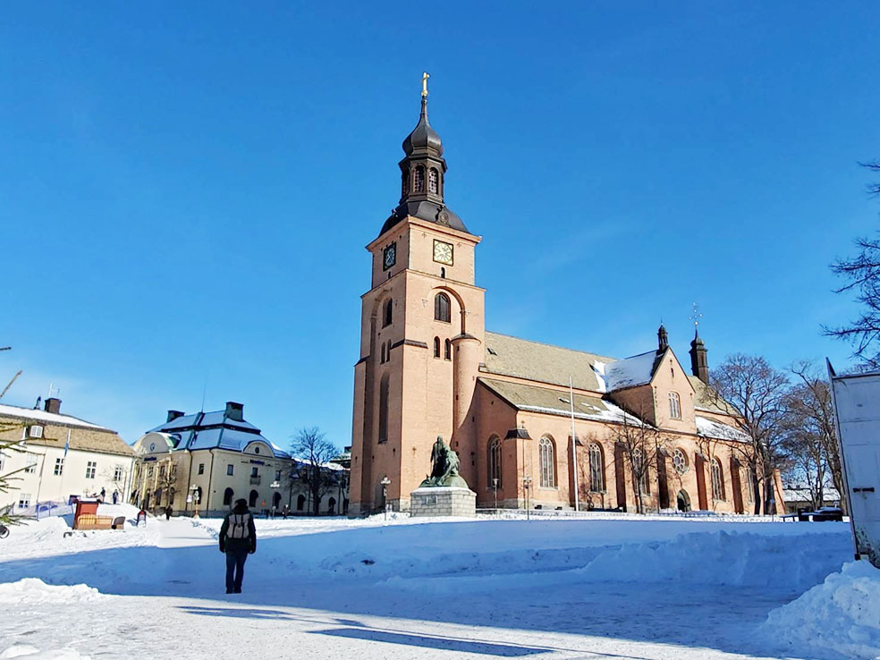 LifTe北欧の暮らし 2023年冬の北欧旅4日目後編で訪れたファールンにあるKristine Church(クリスティーナ教会)