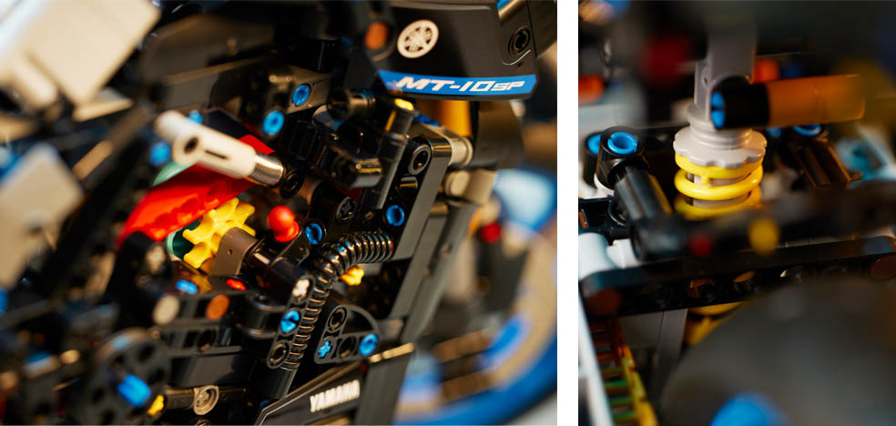 LIfTe北欧の暮らし デンマーク レゴジャパンが8月1日に発売する「レゴ®テクニック ヤマハ MT-10 SP」のエンジン部分