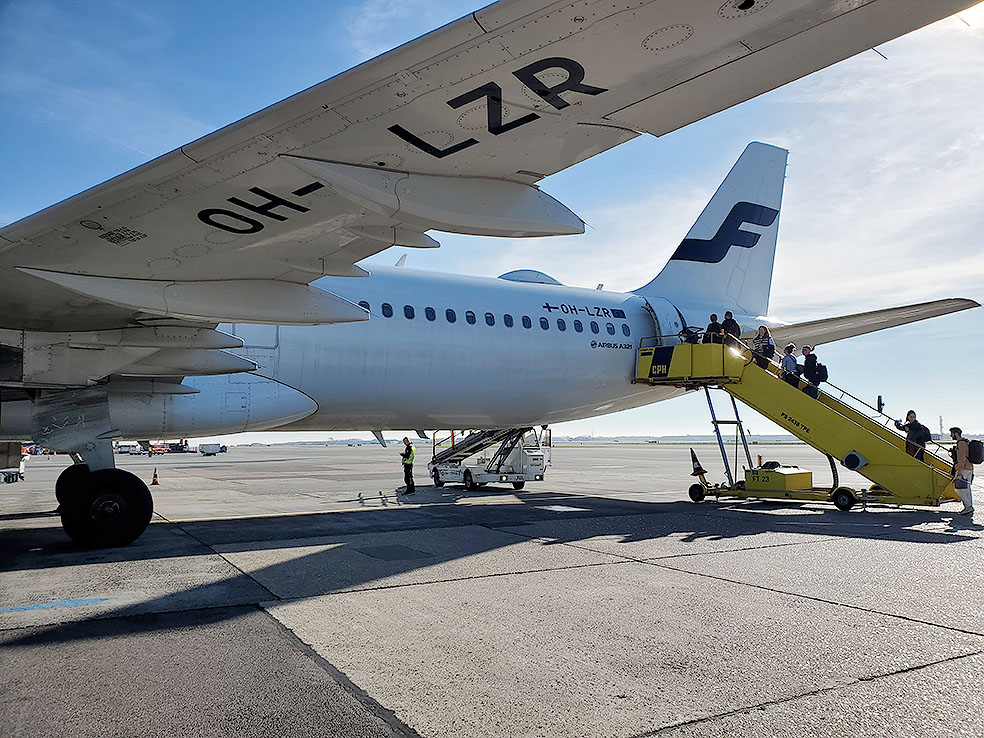 LifTe北欧の暮らし デンマーク 2023年冬、コペンハーゲンからヘルシンキまでフィンエアーの飛行機で移動