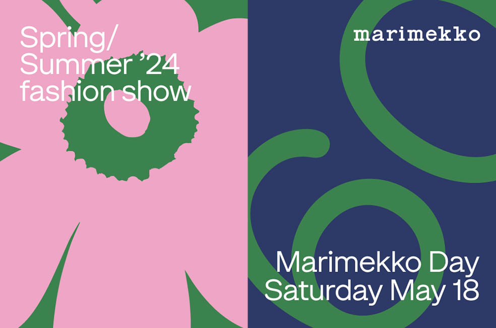 LifTe北欧の暮らし フィンランドのデザインハウス「Marimekko(マリメッコ）」が日本で開催するウニッコ誕生60周年を祝うイベント「Marimekko Day in Tokyo」のメインビジュアル