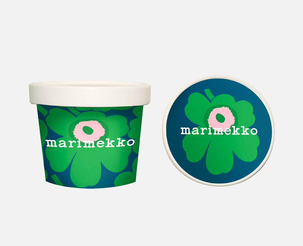 LifTe北欧の暮らし フィンランドのデザインハウス「Marimekko(マリメッコ）」が日本で開催するウニッコ誕生60周年を祝うイベント「Marimekko Day in Tokyo」で限定販売されるウニッコがデザインされたアイスクリーム