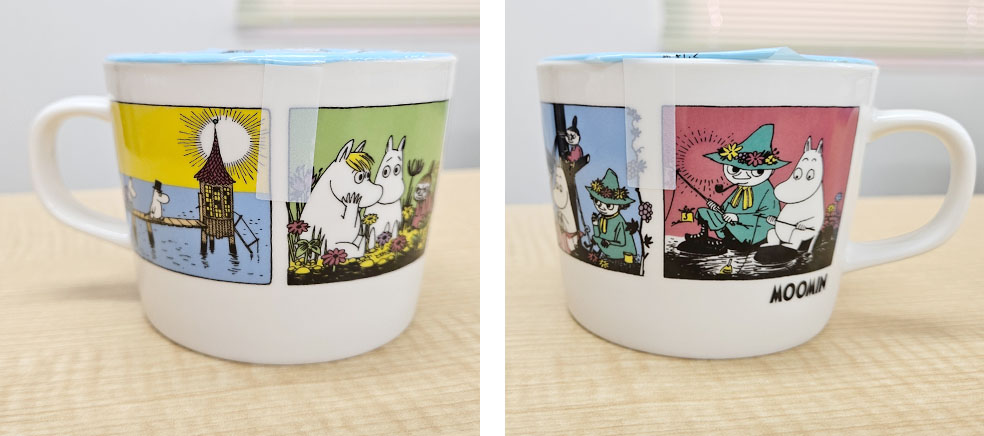 LifTe北欧の暮らし フィンランド 全国のファミリーマート限定で発売されたムーミン陶器マグと白桃ゼリーがセットになったアイテム たらみ