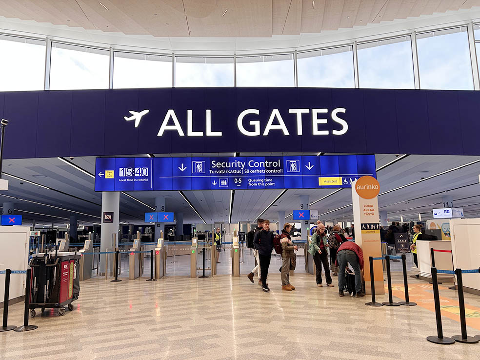 LifTe北欧の暮らし 2024年冬の北欧旅日記13日目で訪れたフィンランドのヴァンター空港