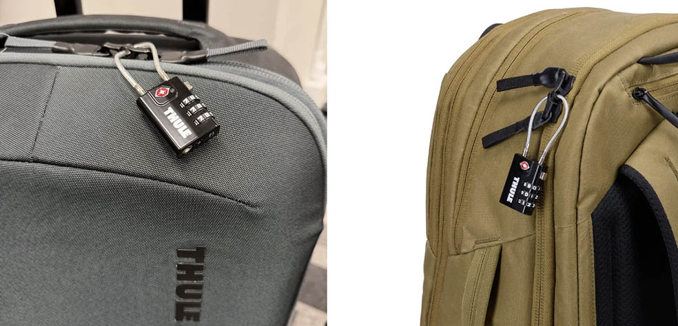 LifTe北欧の暮らし スウェーデンブランドTHULE(スーリー)から発売されたTASケーブルロック 旅行 旅行かばん 鍵