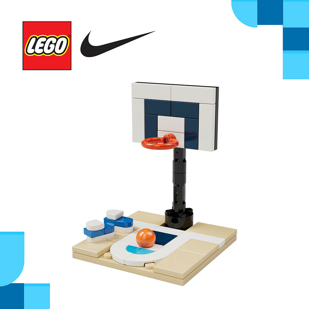 LifTe北欧の暮らし デンマーク発祥のレゴがナイキとコラボして発売するレゴ® Nike Dunk Trickshotやレゴ® Nike Dunk Trickshotの発売記念として全国のレゴストアで作ってもらえるレゴ® Nike Hoop