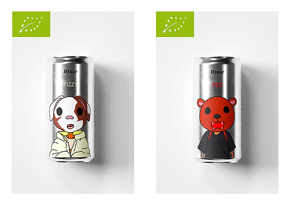 LifTe北欧の暮らし スウェーデンブランド「Djuce(ディージュース)」が販売する缶ワイン フィジー・ホワイトとチルド・レッド