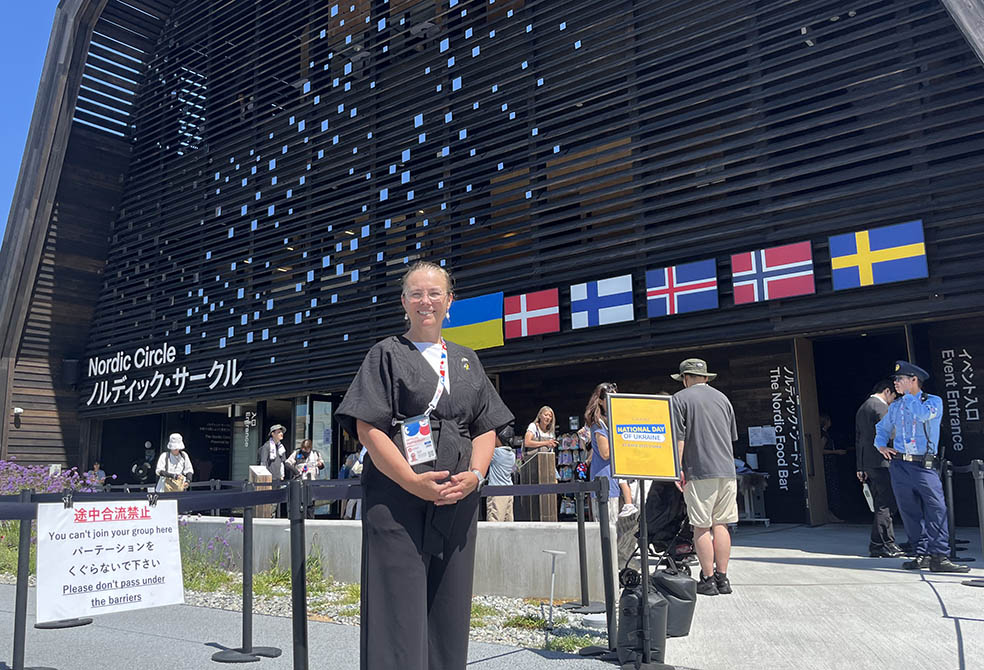 LifTe北欧の暮らし 大阪・関西万博 フィンランド、スウェーデン、ノルウェー、アイスランド、デンマーク5か国で北欧パビリオンでのスウェーデン政府代表のセシリア・エクホルム