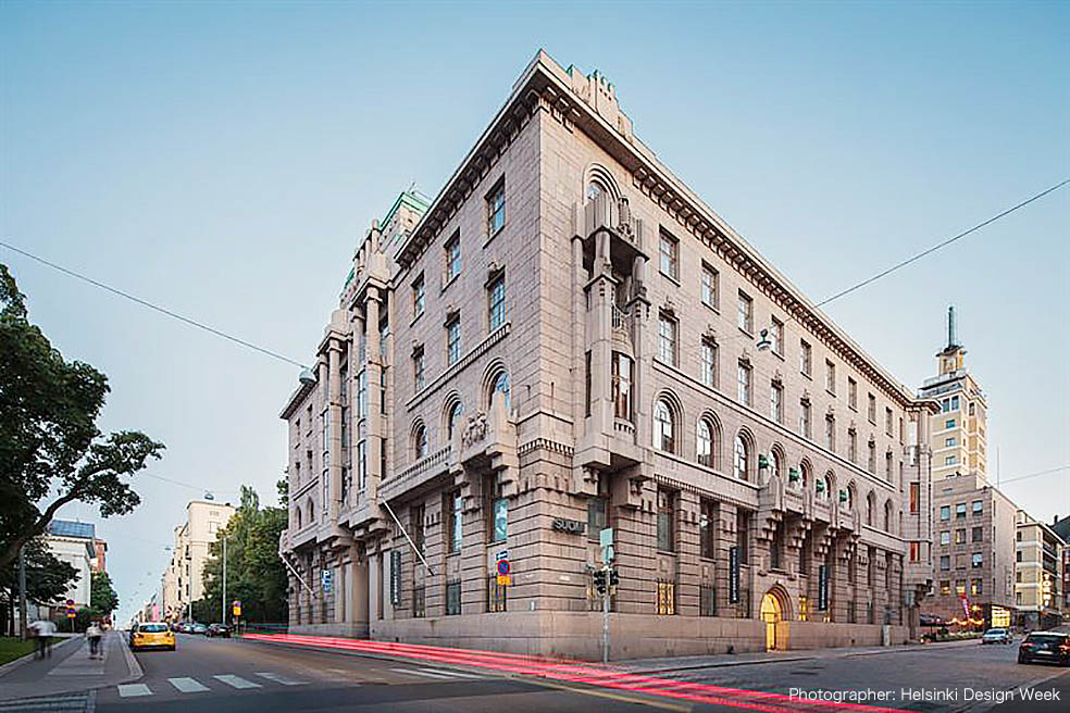 LifTe北欧の暮らし フィンランドのヘルシンキで開催されるヘルシンキデザインウィーク2025のメイン会場となるスオミタロの外観