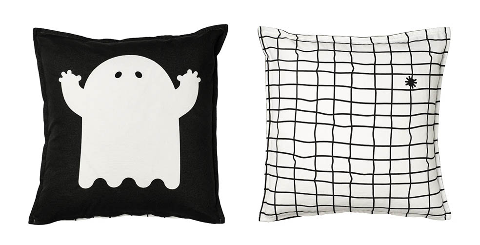 LifTe北欧の暮らし スウェーデン発祥のイケアから8月21日よりは椿井されたハロウィンにぴったりな「KUSTFYR/クストフィール」コレクションのクッションカバー