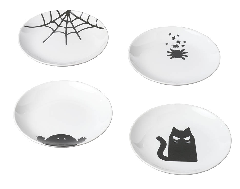 LifTe北欧の暮らし スウェーデン発祥のイケアから8月21日よりは椿井されたハロウィンにぴったりな「KUSTFYR/クストフィール」コレクションのサイドプレート