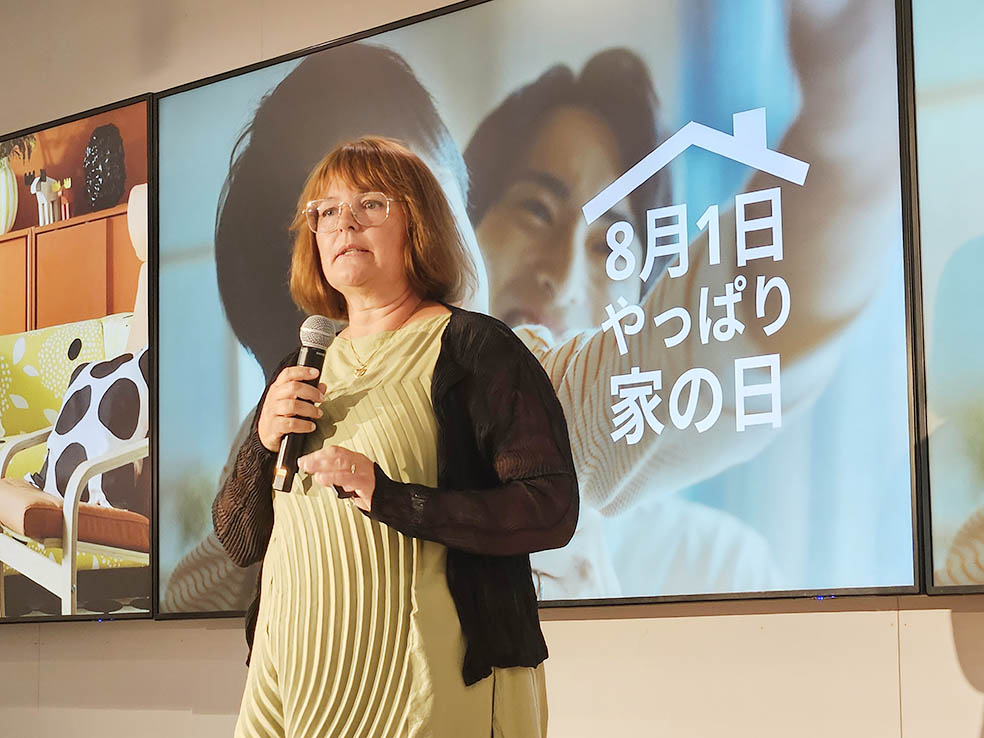 LifTe北欧の暮らし スウェーデン IKEAイケアが主催となって開催したシンポジウム「8月1日 やっぱり家の日」に登壇した イケア代表取締役社長 兼 Chief Sustainability Officer のペトラ・ファーレ