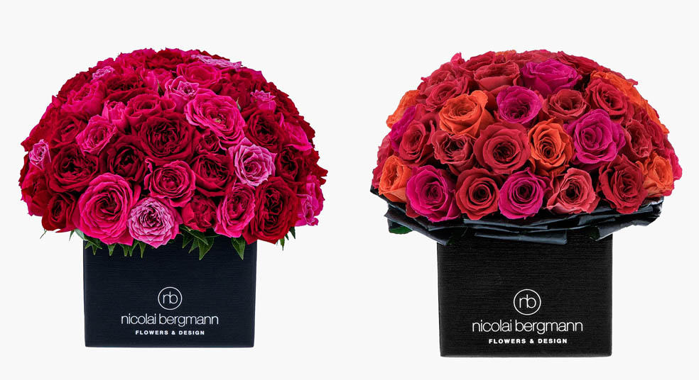 nicolai bergmann レッド ピンク ローズ　M nicolai bergmann レッド ピンク ローズM