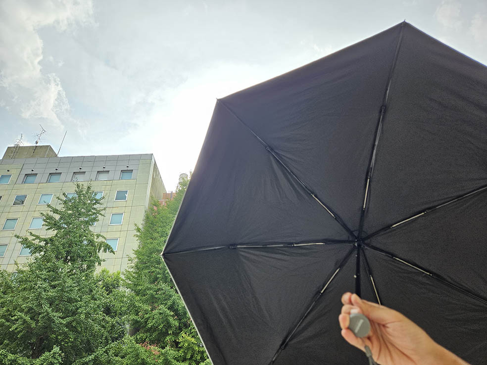 LifTe北欧の暮らし スウェーデンブランドinnovator(イノベーター)の晴雨兼用折りたたみ傘「IN-60M」のペールグリーン