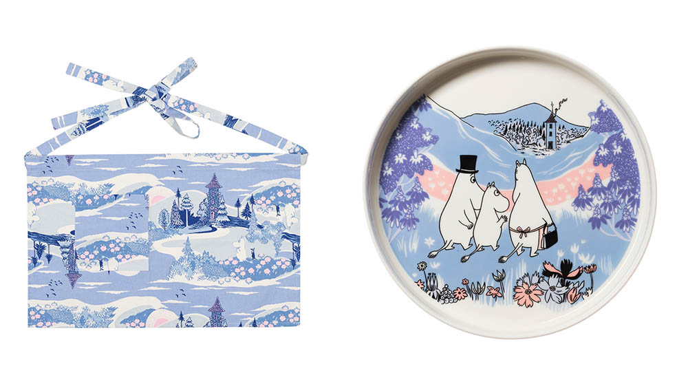 LifTe北欧の暮らし フィンランド 9月10日から発売されるムーミンアラビアと赤十字がコラボをした新コレクション「Home at Last（ホーム アット ラスト）」エプロンとパイディッシュ