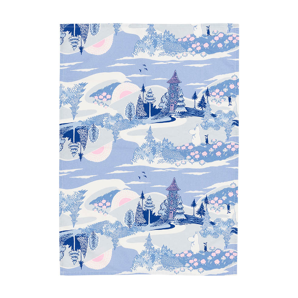 LifTe北欧の暮らし フィンランド 9月10日から発売されるムーミンアラビアと赤十字がコラボをした新コレクション「Home at Last（ホーム アット ラスト）」キッチンタオル