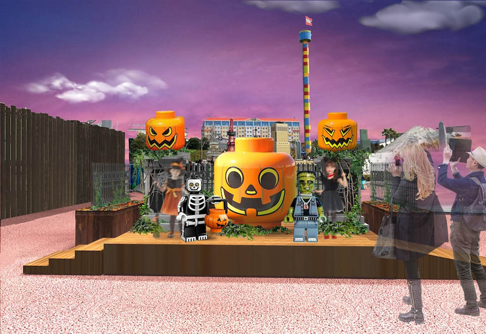 LifTe北欧の暮らし デンマーク発祥で愛知県名古屋市にあるレゴランドジャパンリゾートで10月3日(金)～11月3日(月・祝)の期間開催されるハロウィンパーティーのハロウィン・フォトスポット