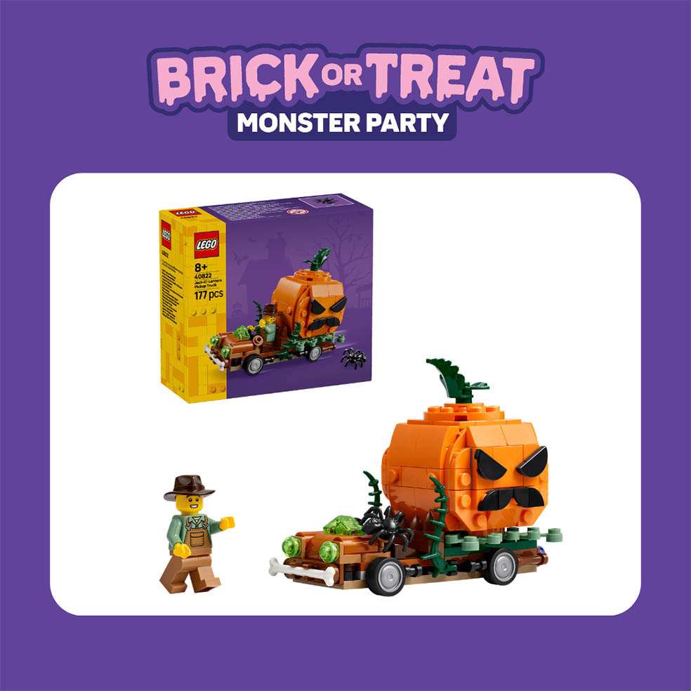 LifTe北欧の暮らし デンマーク発祥のレゴランド®・ディスカバリー・センターがハロウィン時期10月31日まで開催する「ブリック・オア・トリート モンスター・パーティー」イベントで購入できるハロウィン限定お得なイベントパック