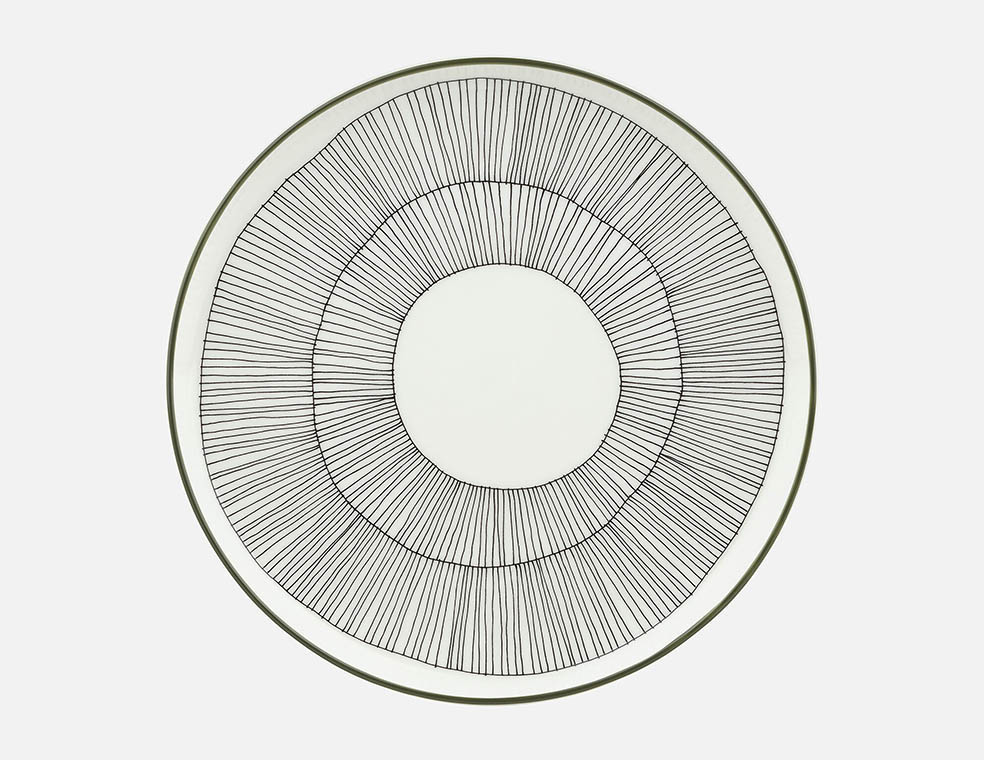 LifTe北欧の暮らし 9月5日(金)から発売開始となるフィンランドのデザインハウス マリメッコ(marimekko)の新作ホームコレクションKukat puhkeavat（クカット プーケアヴァット）の20cm プレート