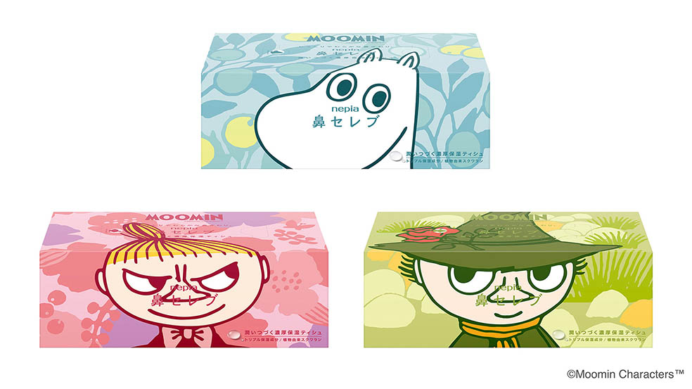 LifTe北欧の暮らし フィンランドを代表するキャラクタームーミンと、王子製紙のネピア 鼻セレブがコラボレーション スナフキン リトルミイ