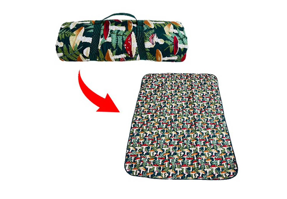 LifTe北欧の暮らし デンマーク発祥のライフスタイル雑貨ストア フライングタイガーコペンハーゲンが発売するきのこシリーズのキルトブランケット