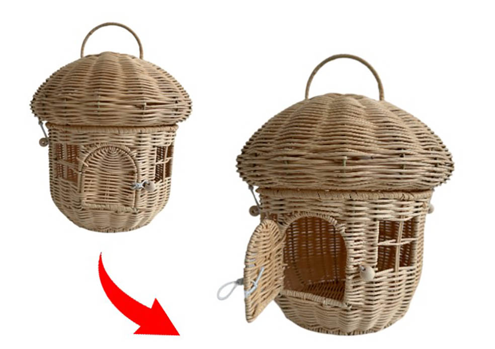 LifTe北欧の暮らし デンマーク発祥のライフスタイル雑貨ストア フライングタイガーコペンハーゲンが発売するきのこシリーズのピクニックバスケット