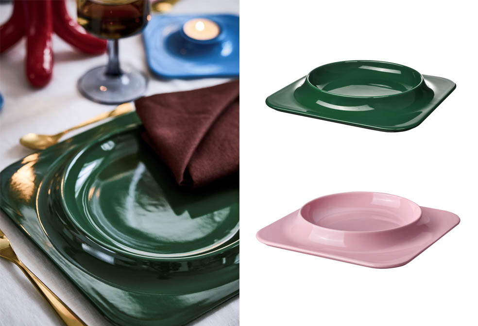 LifTe北欧の暮らし スウェーデン発祥のイケアがスウェーデン出身のアーティストGustaf Westman（グスタフ・ウェストマン）がデザインした新コレクション【VINTERFINT/ヴィンテルフィント 2025】 プレート