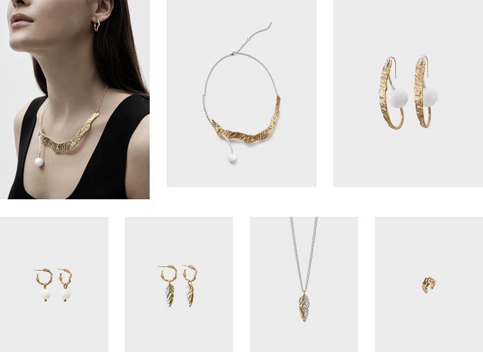 LifTe北欧の暮らし フィンランドのジュエリーブランド「カレワラ」が2025年8月に発表した新コレクションItu（イトゥ）ネックレス ラージピアス ガラスパールピアス シードチャームピアス ペンダント イヤーカフ 