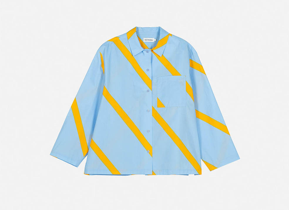 LifTe北欧の暮らし フィンランドのマリメッコから9月19日(金)寄り発売となるレイラ・ゴハーがデザインした新コレクション「Laila Gohar for Marimekko」のBosso パジャマシャツ