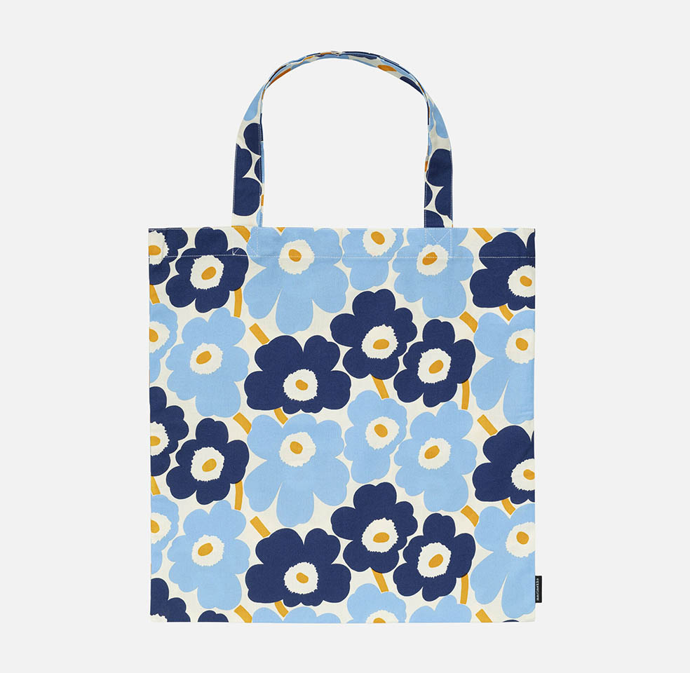 LifTe北欧の暮らし フィンランドのマリメッコが9月26日(金)から発売するマイヤイソラがデザインしたウニッコ柄を配したMini Unikkoのファブリックバッグ