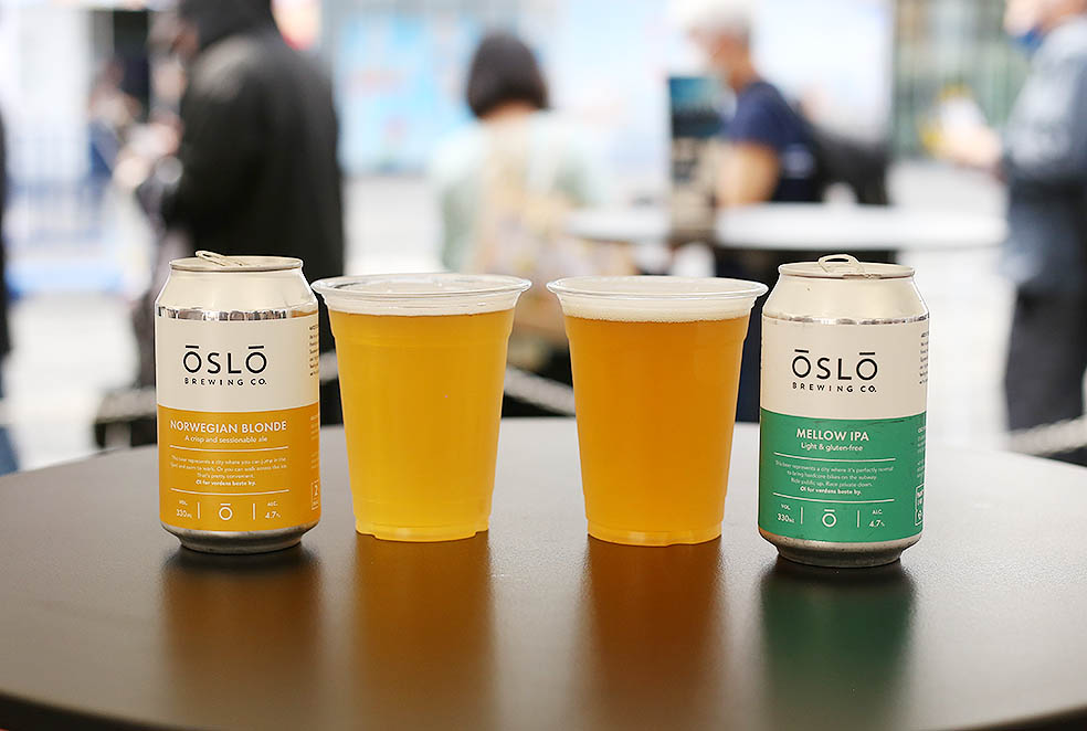 LifTe北欧の暮らし 9月19日(金)から21日(日)まで東京スカイツリーのスカイアリーナで開催されている「ノルウェーシーフードフェス2025」で提供されるOSLO BREWING(オスロブリューイング)「ノルウェービール」