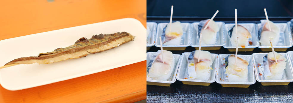 LifTe北欧の暮らし 9月19日(金)から21日(日)まで東京スカイツリーのスカイアリーナで開催されている「ノルウェーシーフードフェス2025」で提供される無料のサバヌーヴォーの炭火焼きと鯖寿司