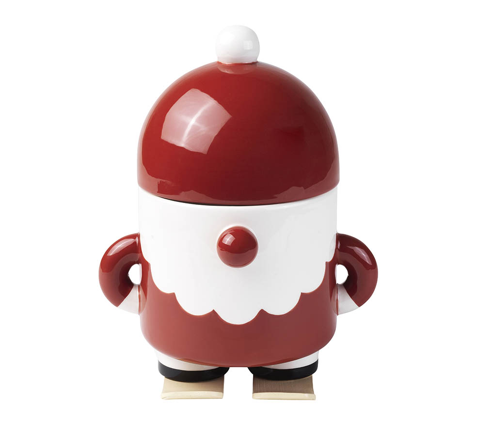 LifTe北欧の暮らし スウェーデン発祥のIKEAが販売する【VINTERFINT/ヴィンテルフィント 2025】 サンタクロースデザインのふた付き容器