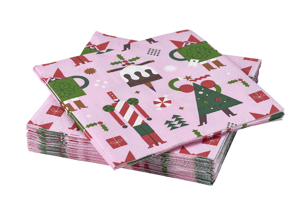 LifTe北欧の暮らし スウェーデン発祥のIKEAが販売する【VINTERFINT/ヴィンテルフィント 2025】 紙ナプキン