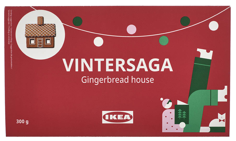LifTe北欧の暮らし スウェーデン発祥のIKEAが販売する【VINTERSAGA/ヴィンテルサーガ】 ジンジャーブレッドハウス