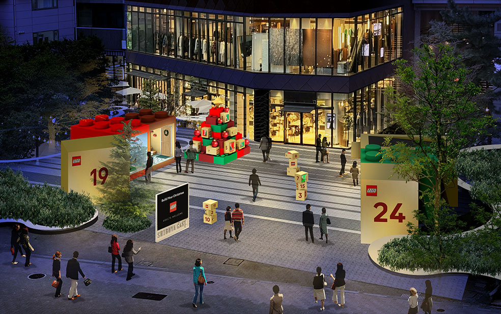 LifTe北欧の暮らし デンマーク発祥のレゴがホリーデーシーズンに渋谷の渋谷キャストガーデンで開催するイベント「Build Your Christmas（ビルド ユア クリスマス）」