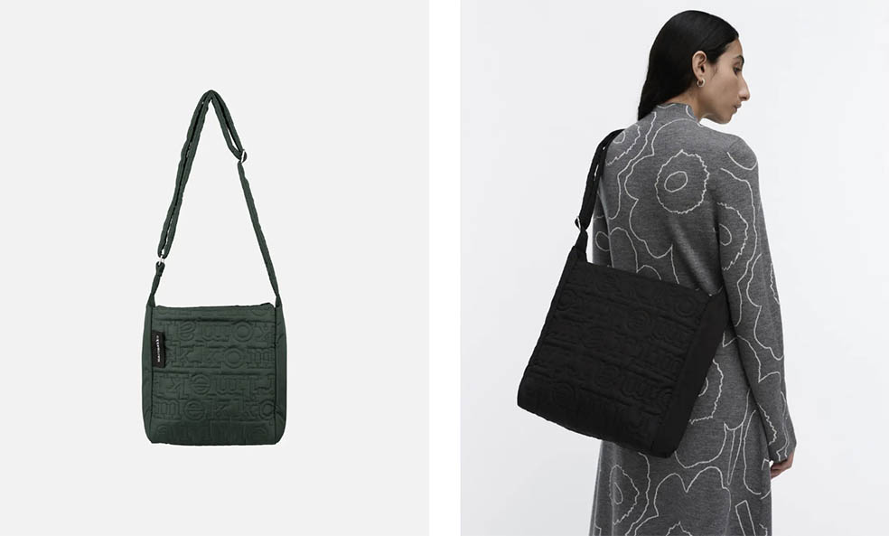 LifTe北欧の暮らし フィンランドのマリメッコが10月17日(金)から発売するFall/Winter 2025 コレクションの【Logo】 クロスボディバッグ M