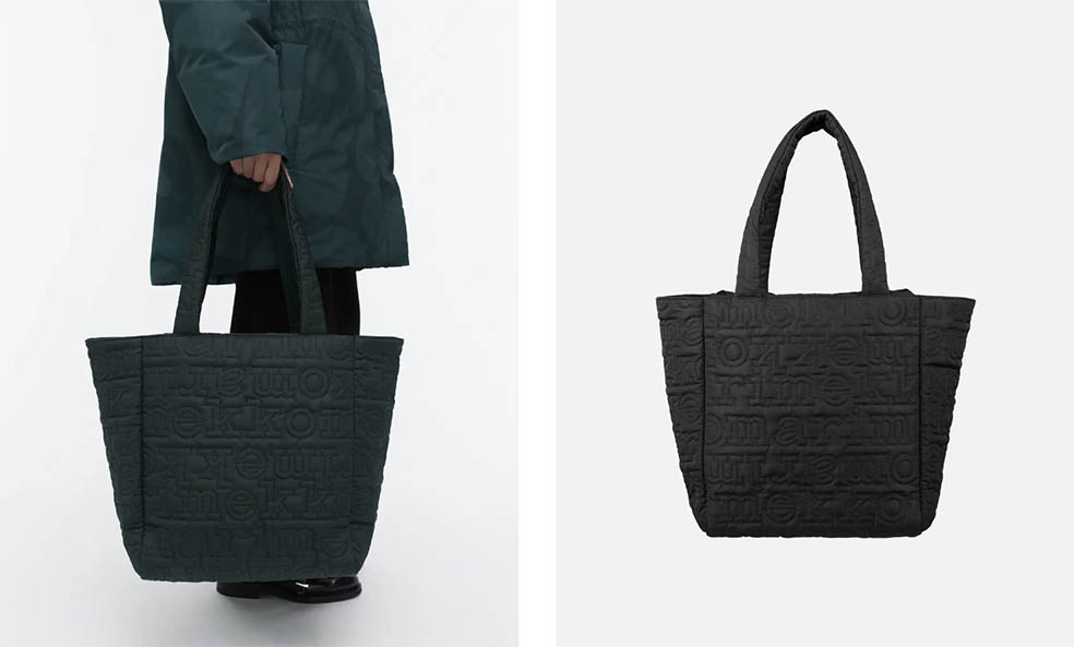 LifTe北欧の暮らし フィンランドのマリメッコが10月17日(金)から発売するFall/Winter 2025 コレクションの【Logo】 トートバッグ M