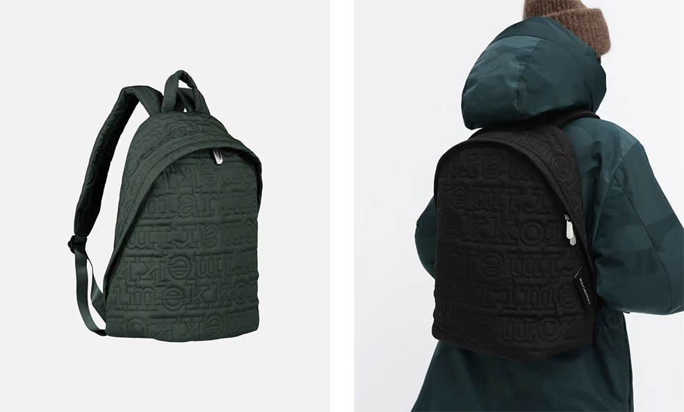 LifTe北欧の暮らし フィンランドのマリメッコが10月17日(金)から発売するFall/Winter 2025 コレクションの【Logo】 バックパック