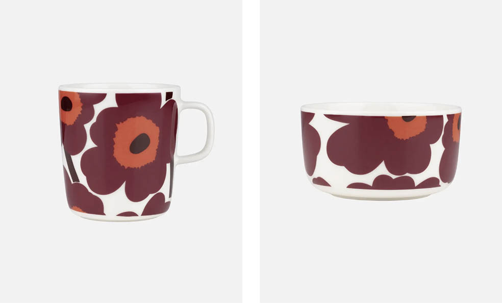 LifTe北欧の暮らし フィンランドのマリメッコが東京大丸に新店舗をオープンし限定で販売するウニッコのマグとボウル