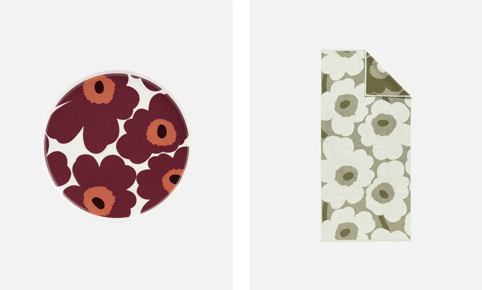 LifTe北欧の暮らし フィンランドのマリメッコが東京大丸に新店舗をオープンし限定で販売する20cmプレートとバスタオル