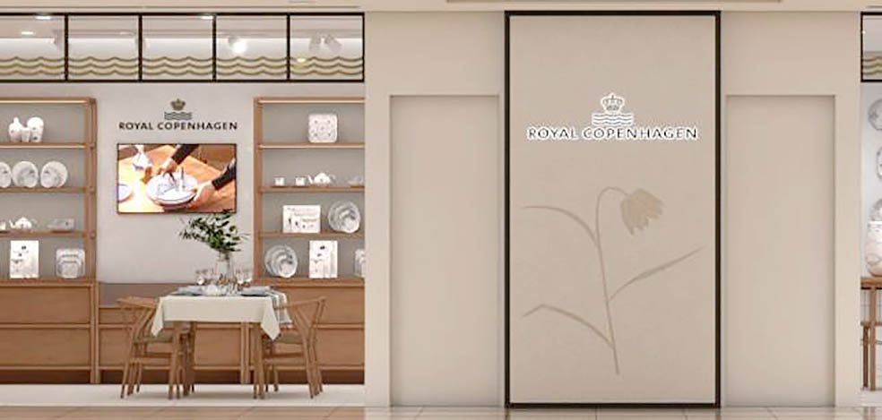 LifTe北欧の暮らし デンマーク発祥のロイヤルコペンハーゲンが10月18日(土)にオープンする新丸ビル3Fの新店舗外観